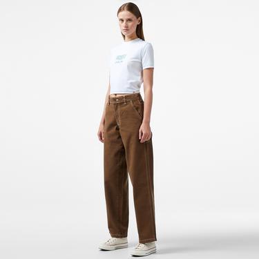  Dickies Philipsburg Slim Kısa Kollu Kadın Beyaz T-Shirt