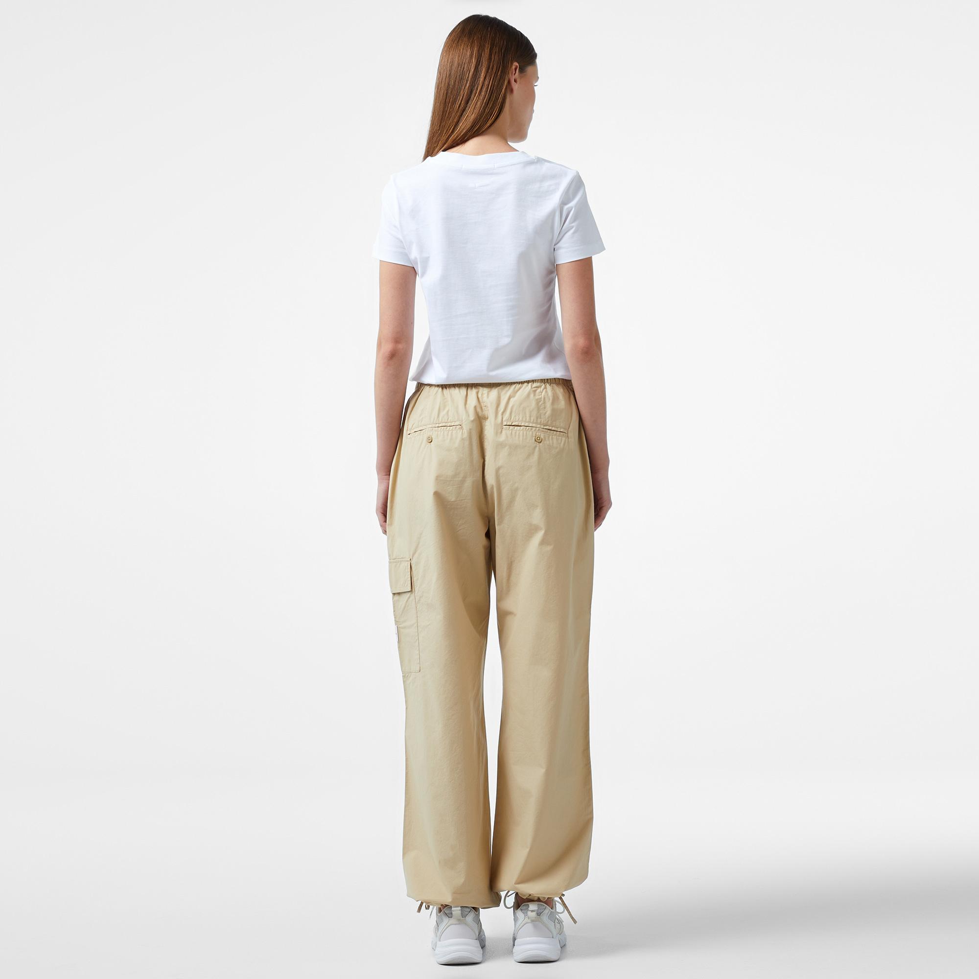 Calvin Klein Jeans Cotton Utilitys Kadın Haki Chino Pantolon