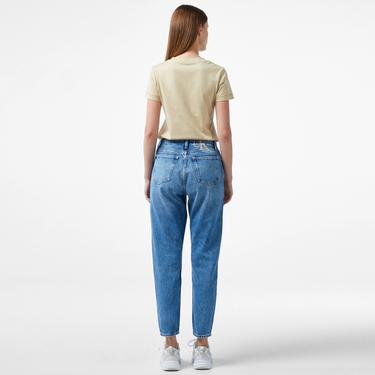  Calvin Klein Jeans Mom Kadın Mavi Jean