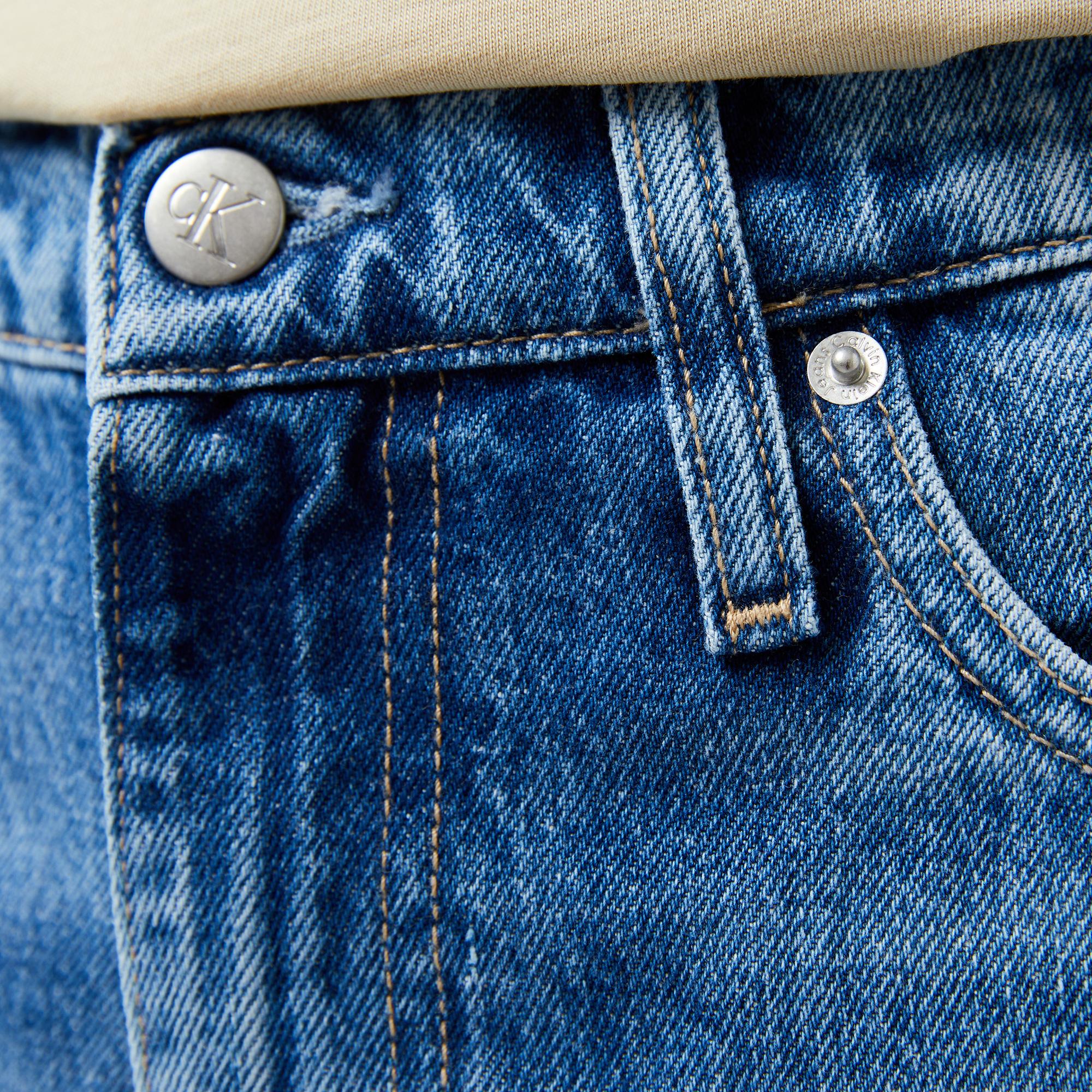 Calvin Klein Jeans Mom Kadın Mavi Jean