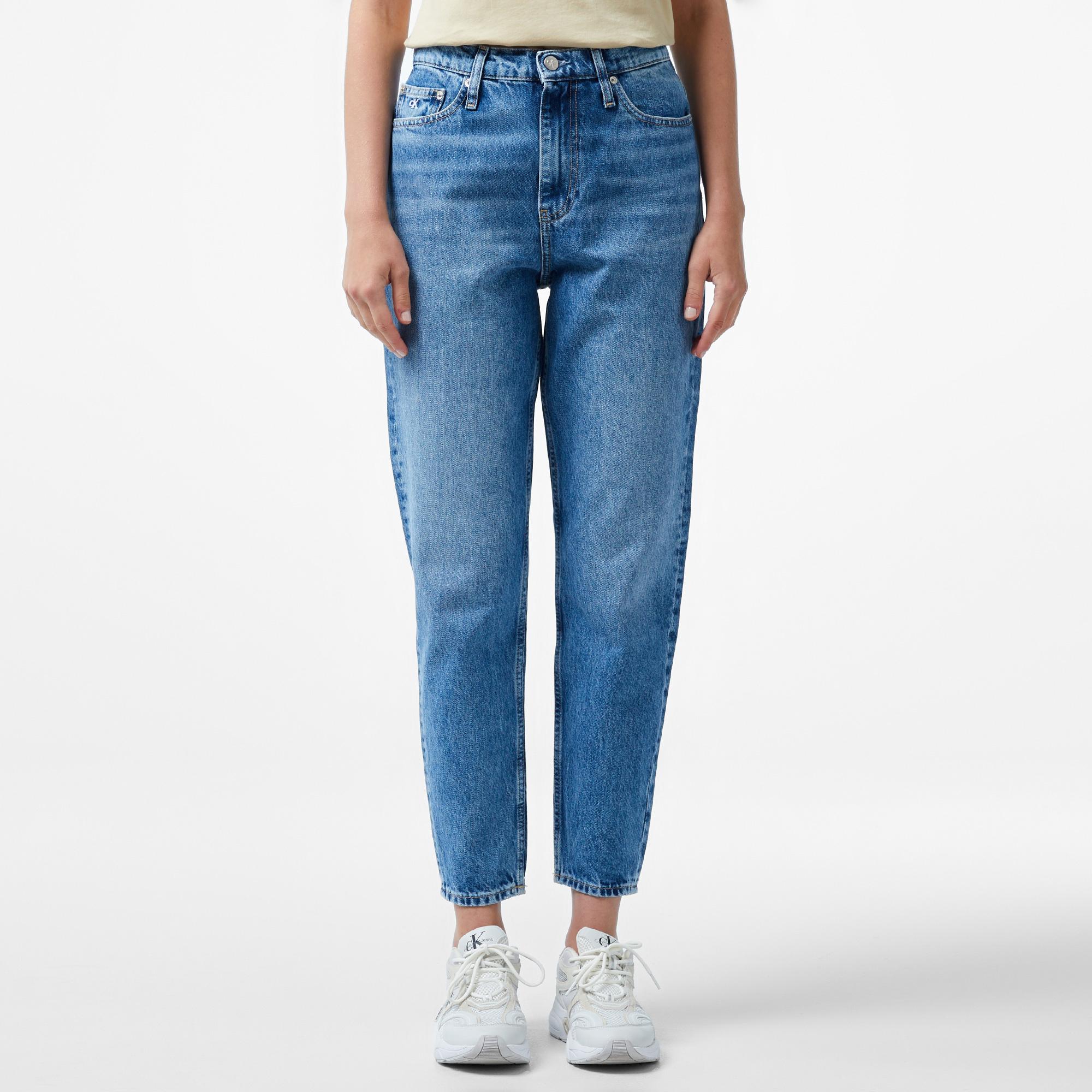 Calvin Klein Jeans Mom Kadın Mavi Jean
