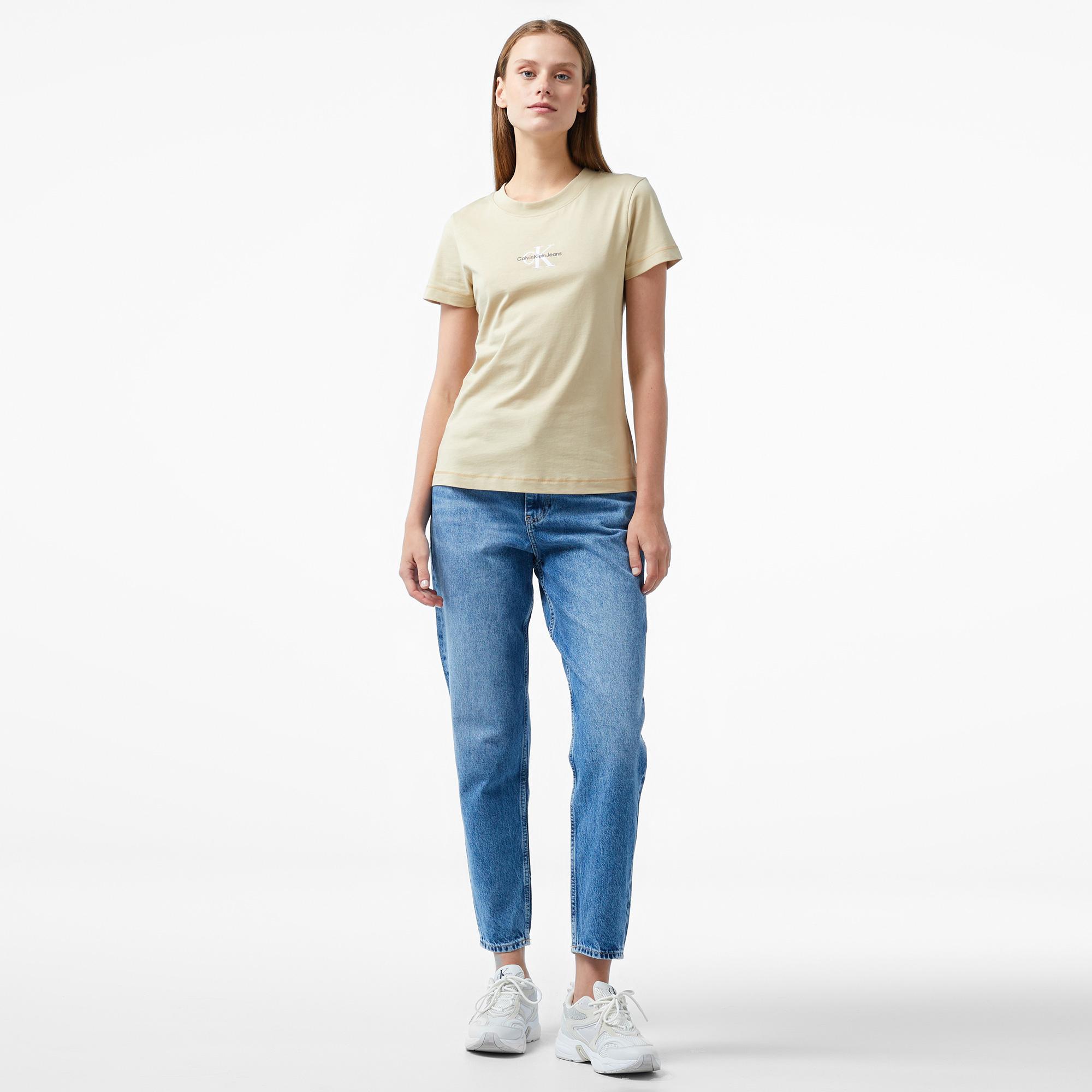 Calvin Klein Jeans Mom Kadın Mavi Jean