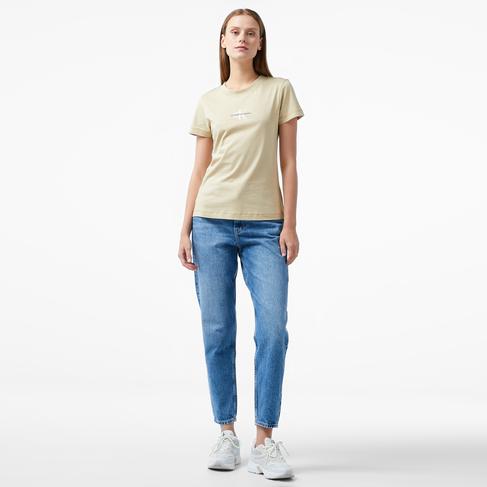  Calvin Klein Jeans Mom Kadın Mavi Jean