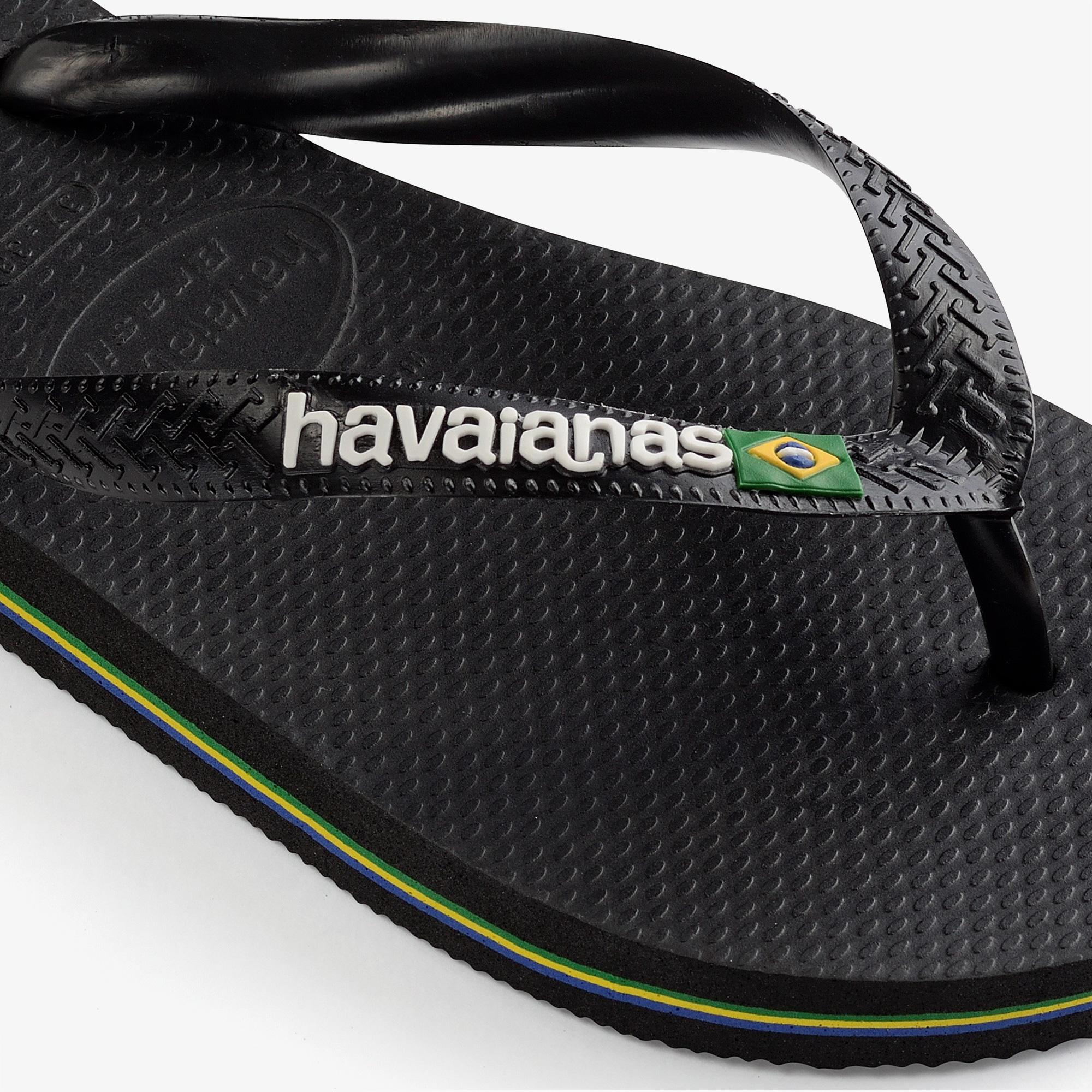 Havaianas Brasil Logo Erkek Siyah Terlik