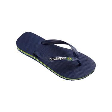  Havaianas Brasil Logo Erkek Lacivert Terlik