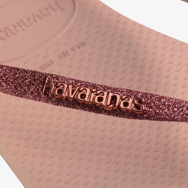  Havaianas Slim Glitter Kadın Pembe Terlik