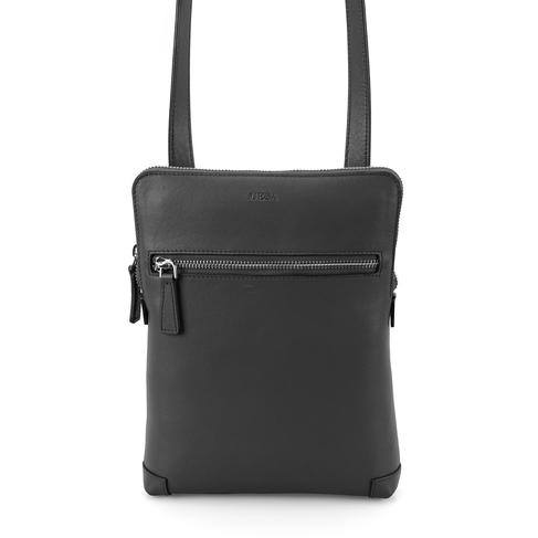  Pranav Siyah Erkek Deri Postacı Çantası