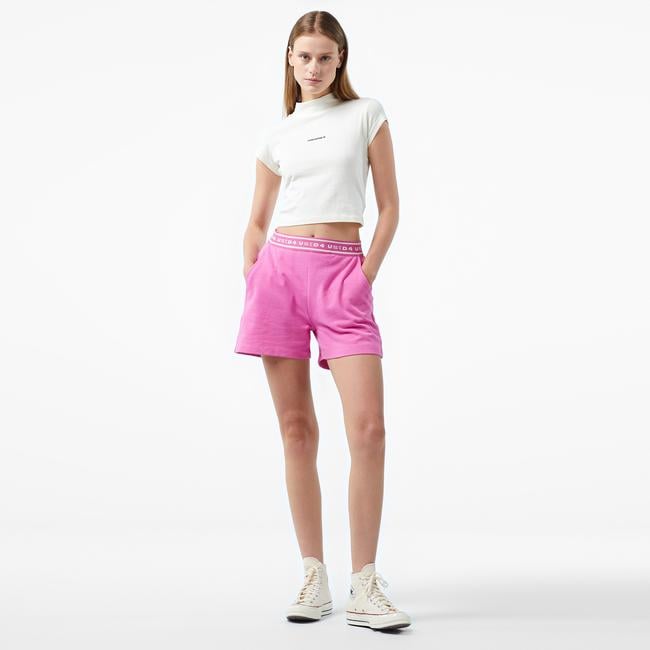  UNITED4 Kadın Pembe Şort