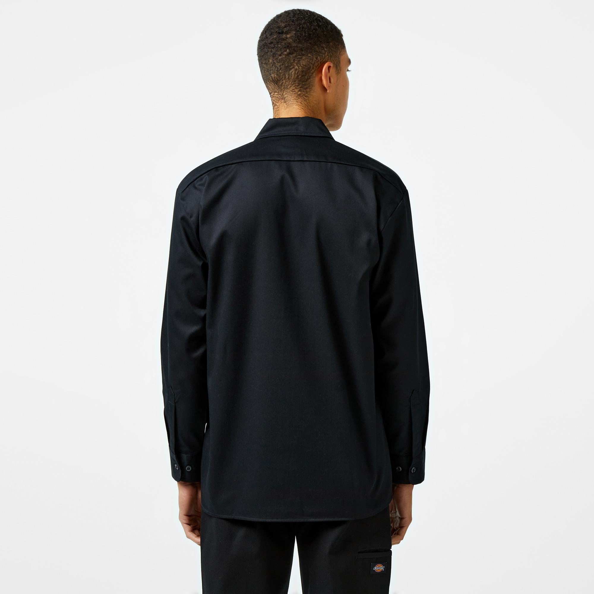 Dickies Work Uzun Kollu Rec Erkek Siyah Gömlek