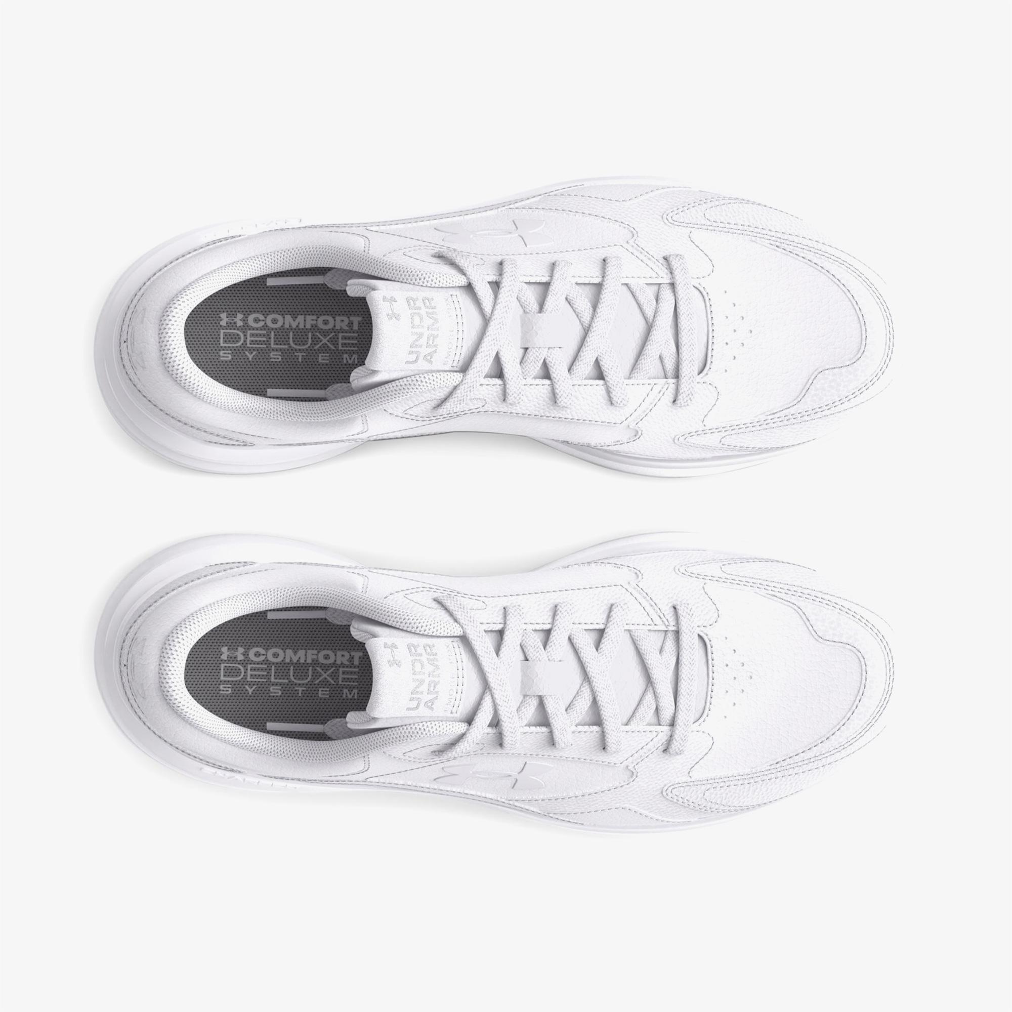 Under Armour Edge Leather Unisex Beyaz Spor Ayakkabı