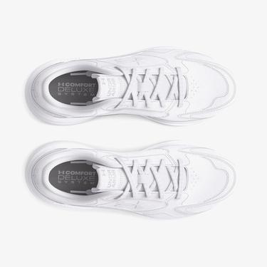  Under Armour Edge Leather Unisex Beyaz Spor Ayakkabı