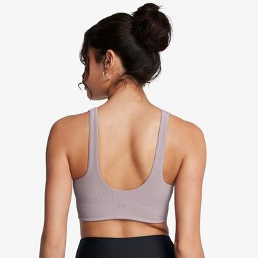 Under Armour Meridian Rib Bralette Kadın Gri Bra