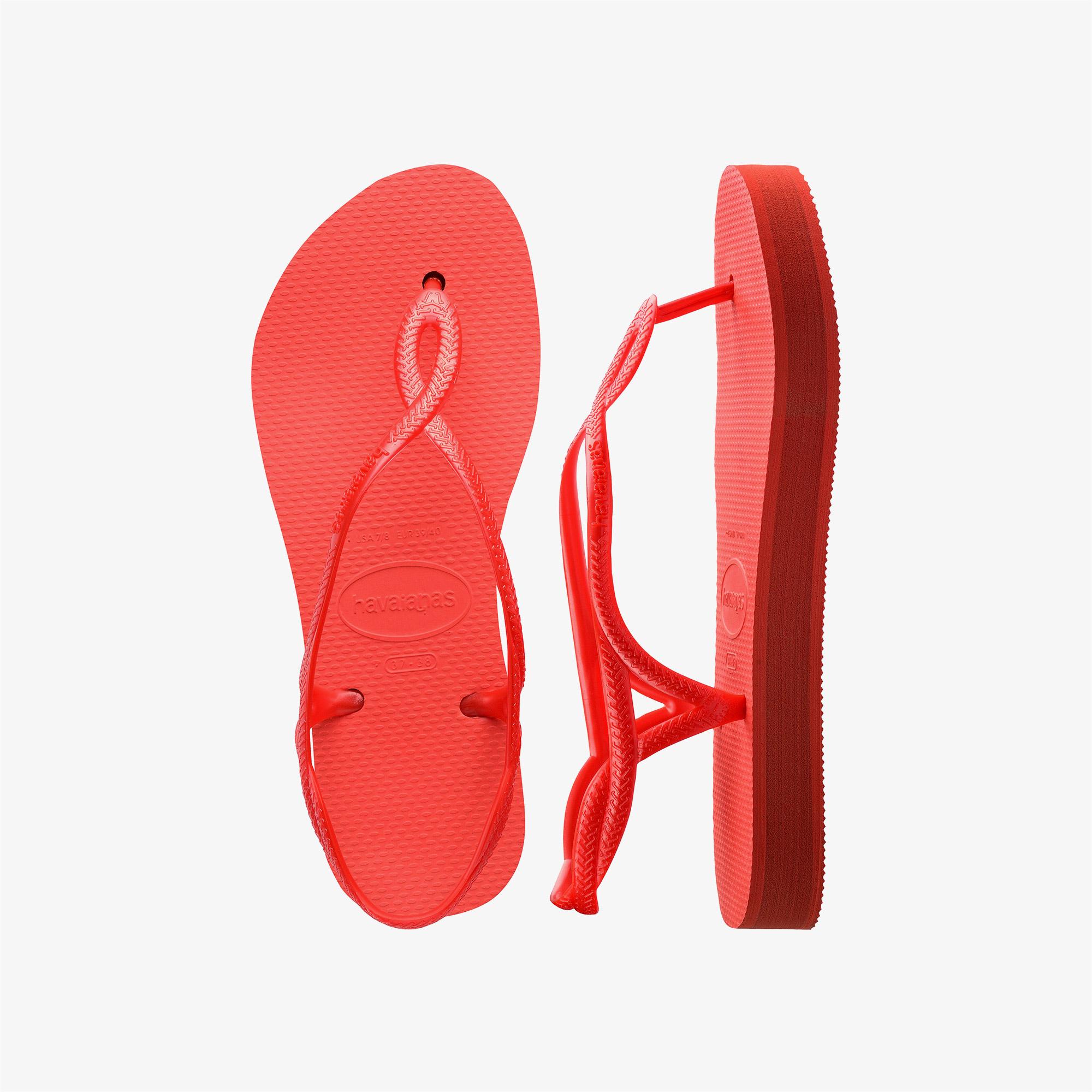 Havaianas Luna Flatform Kadın Kırmızı Terlik