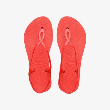  Havaianas Luna Flatform Kadın Kırmızı Terlik