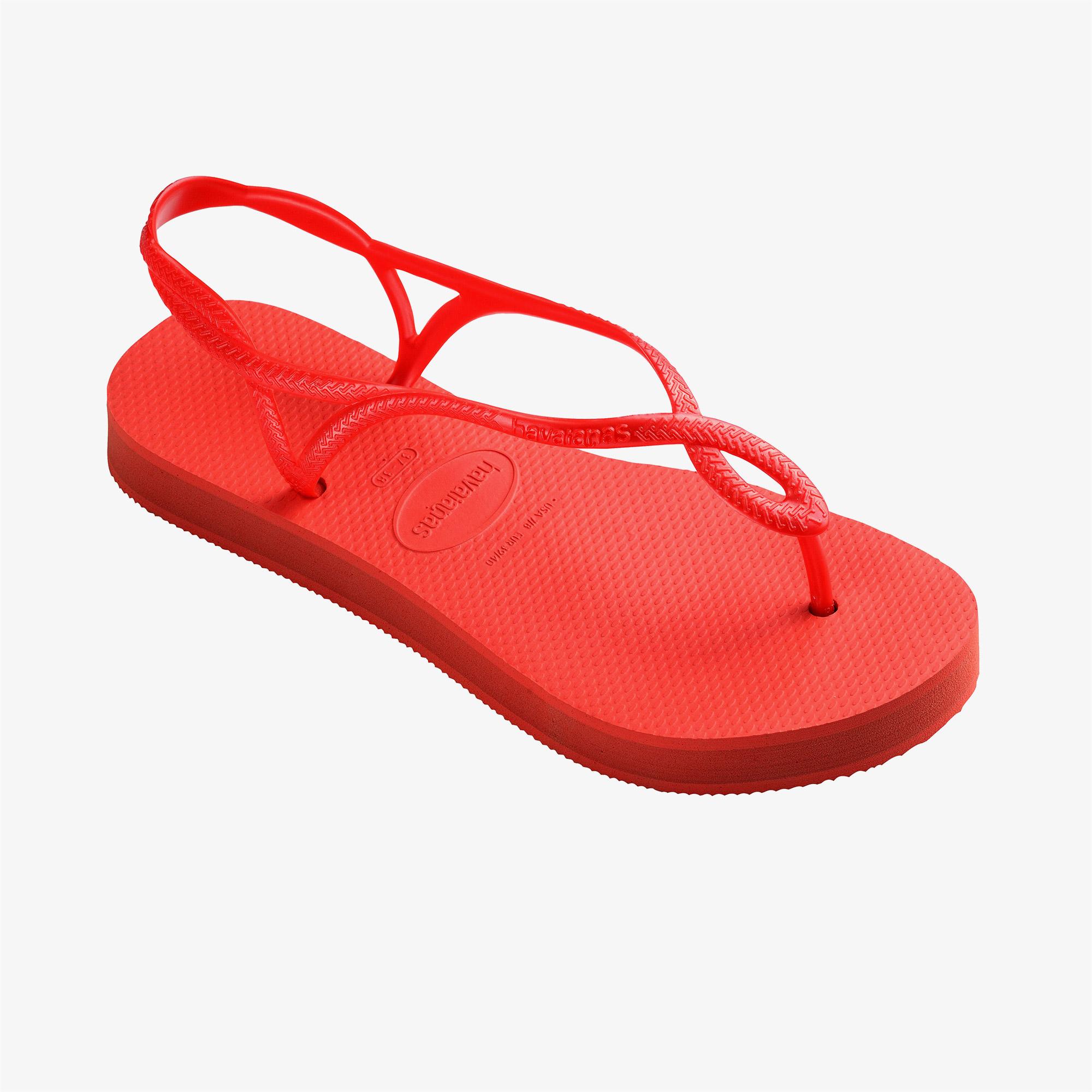 Havaianas Luna Flatform Kadın Kırmızı Terlik