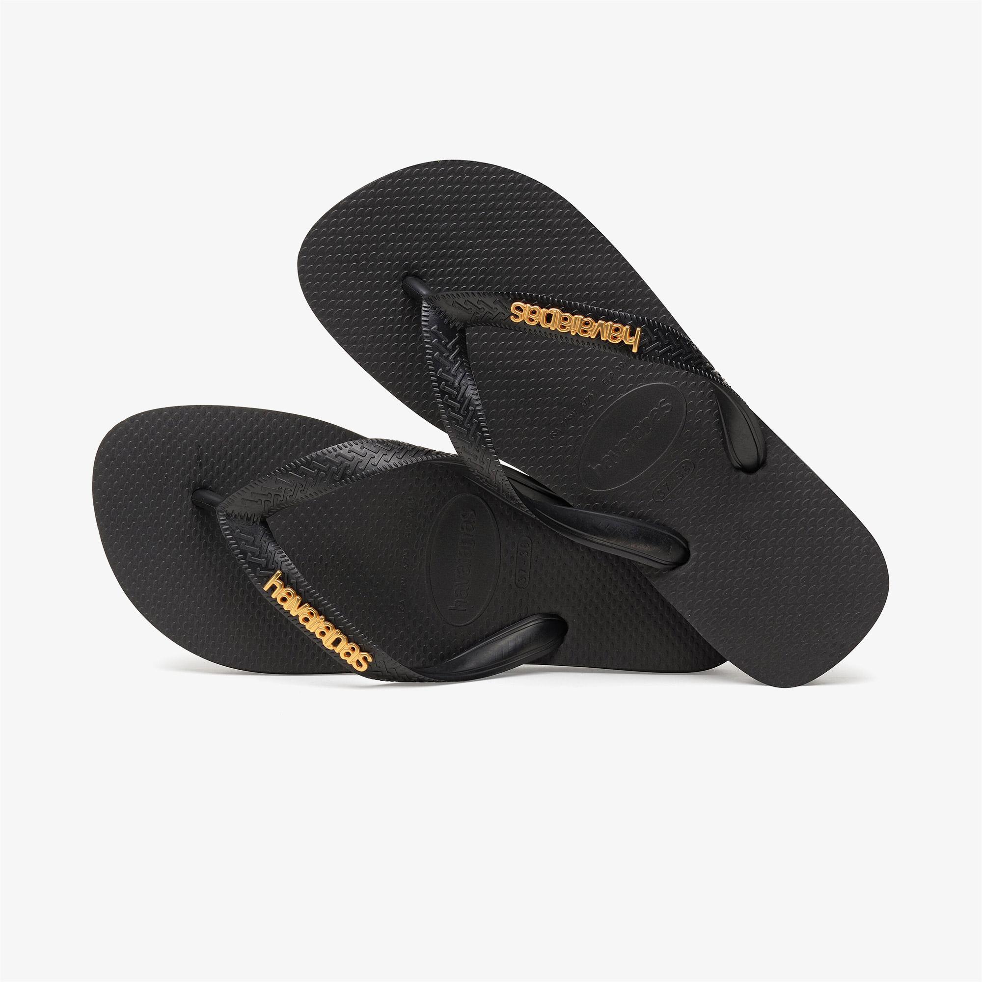 Havaianas Logo Metallic Kadın Siyah Terlik
