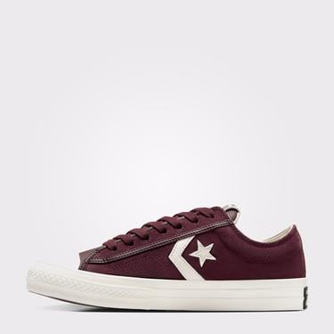  Converse Star Player 76 Unisex Bordo Süet Sneaker