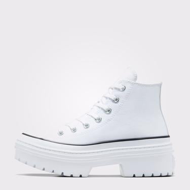  Converse Chuck Taylor All Star Lugged Heel Kadın Beyaz Platform Sneaker