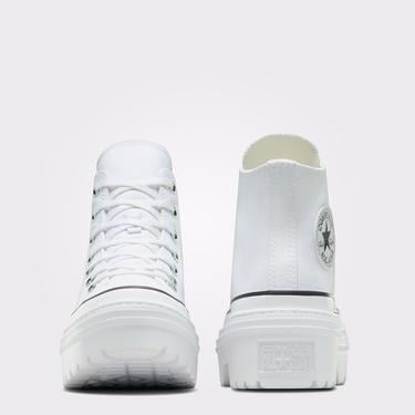  Converse Chuck Taylor All Star Lugged Heel Kadın Beyaz Platform Sneaker
