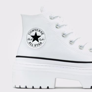  Converse Chuck Taylor All Star Lugged Heel Kadın Beyaz Platform Sneaker