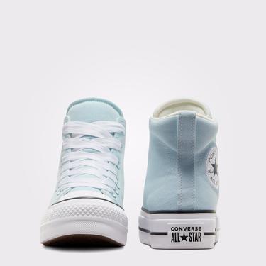  Converse Chuck Taylor All Star Lift Kadın Mavi Platform Sneaker