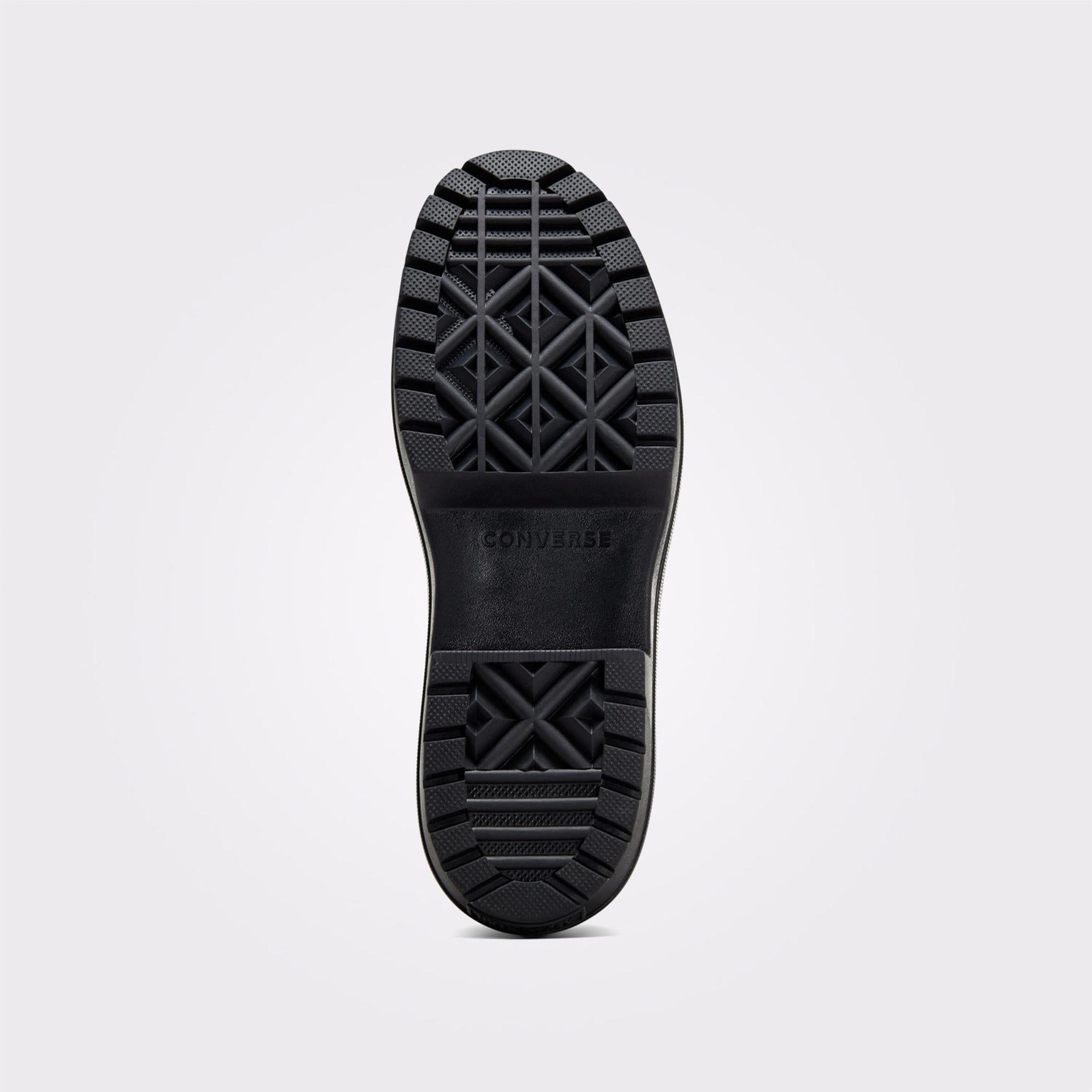 Converse Chuck Taylor All Star Lugged Heel Kadın Siyah Deri Platform Sneaker