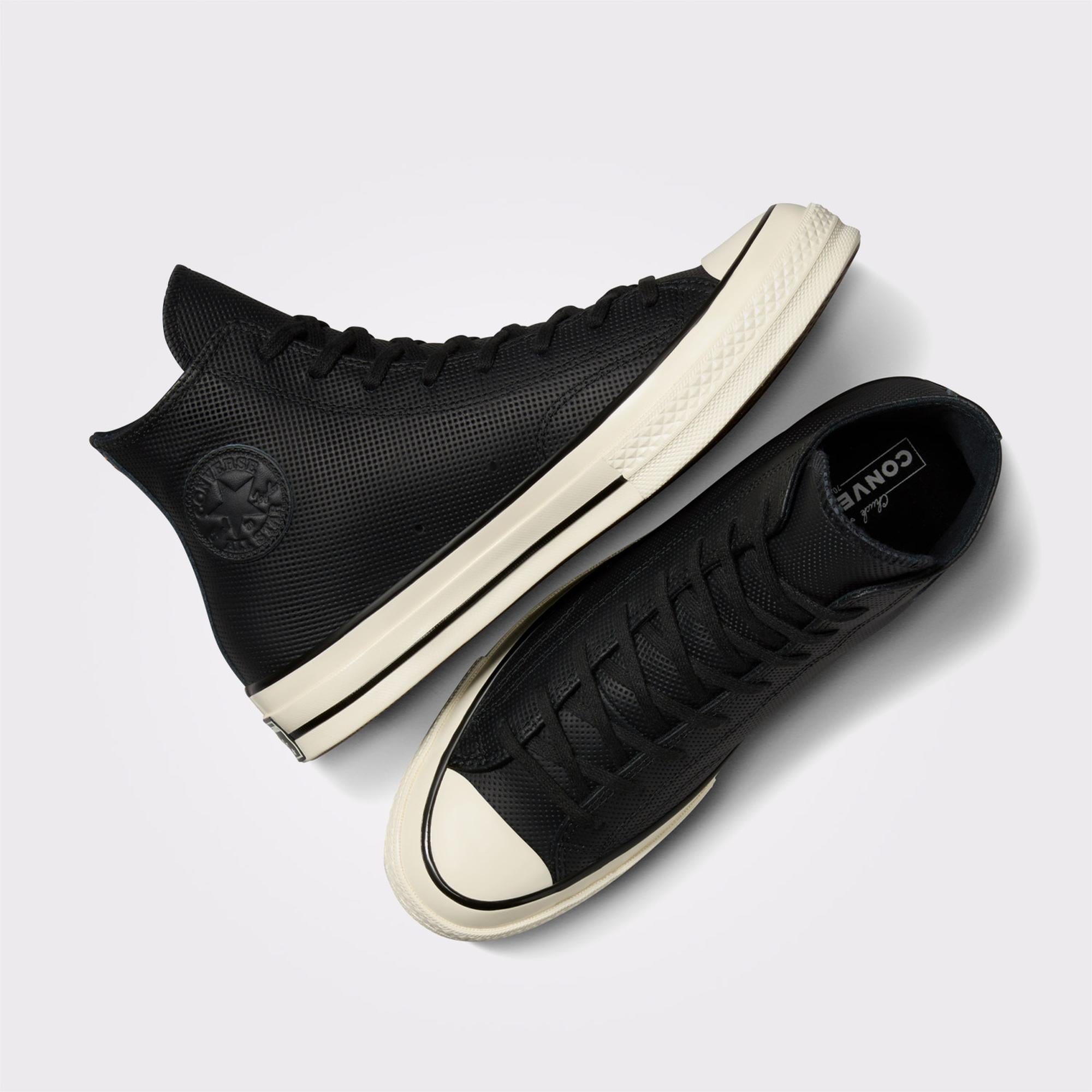 Converse Chuck 70 Unisex Siyah Deri Sneaker