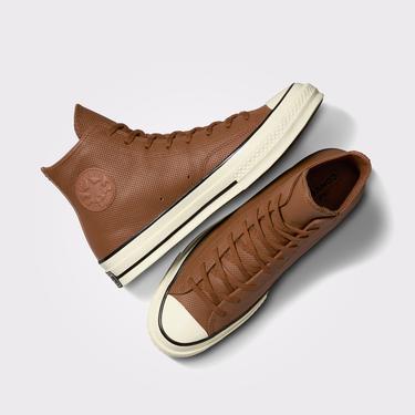  Converse Chuck 70 Unisex Kahverengi Deri Sneaker