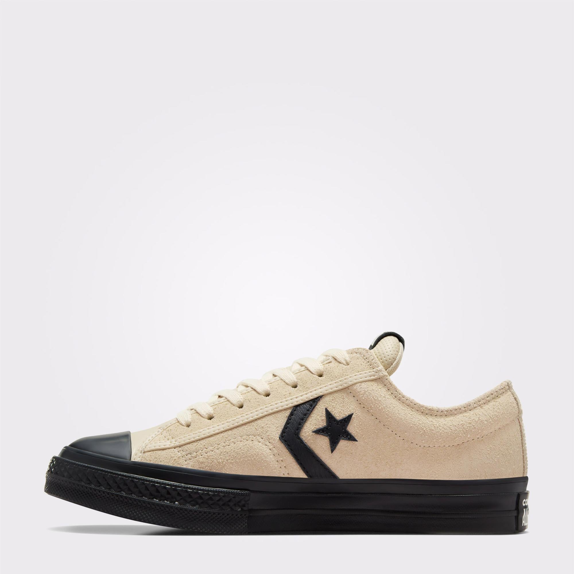 Converse Star Player 76 Unisex Krem Deri Sneaker
