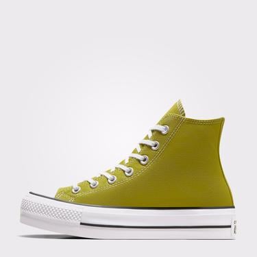  Converse Chuck Taylor All Star Lift Kadın Yeşil Platform Sneaker