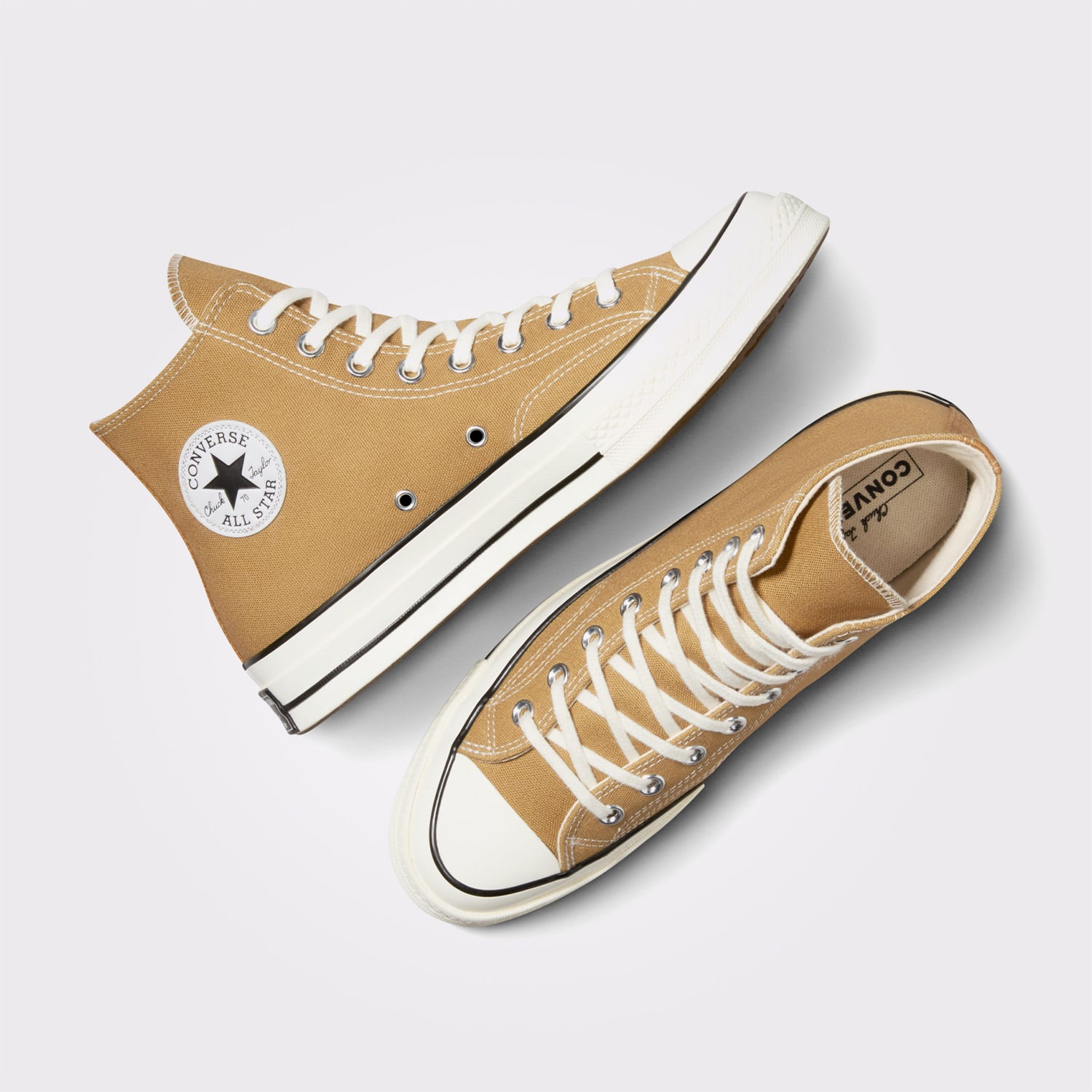 Converse Converse Kahverengi Chuck 70 Unisex Bej Sneaker | FashFed Kahverengi - 6. görsel