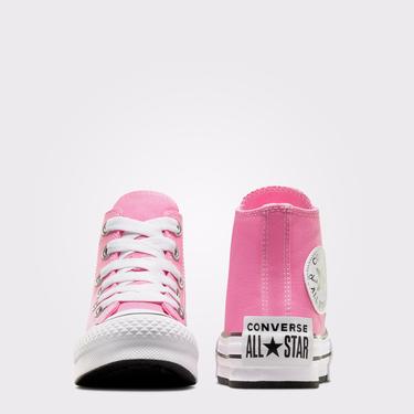  Converse Chuck Taylor All Star EVA Lift Çocuk Pembe Platform Sneaker
