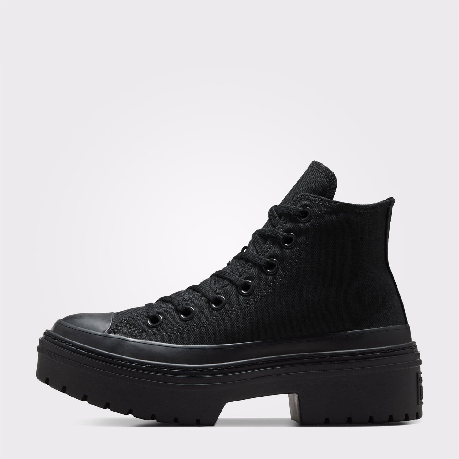 Converse Chuck Taylor All Star Lugged Heel Kadın Siyah Platform Sneaker - Görsel 5