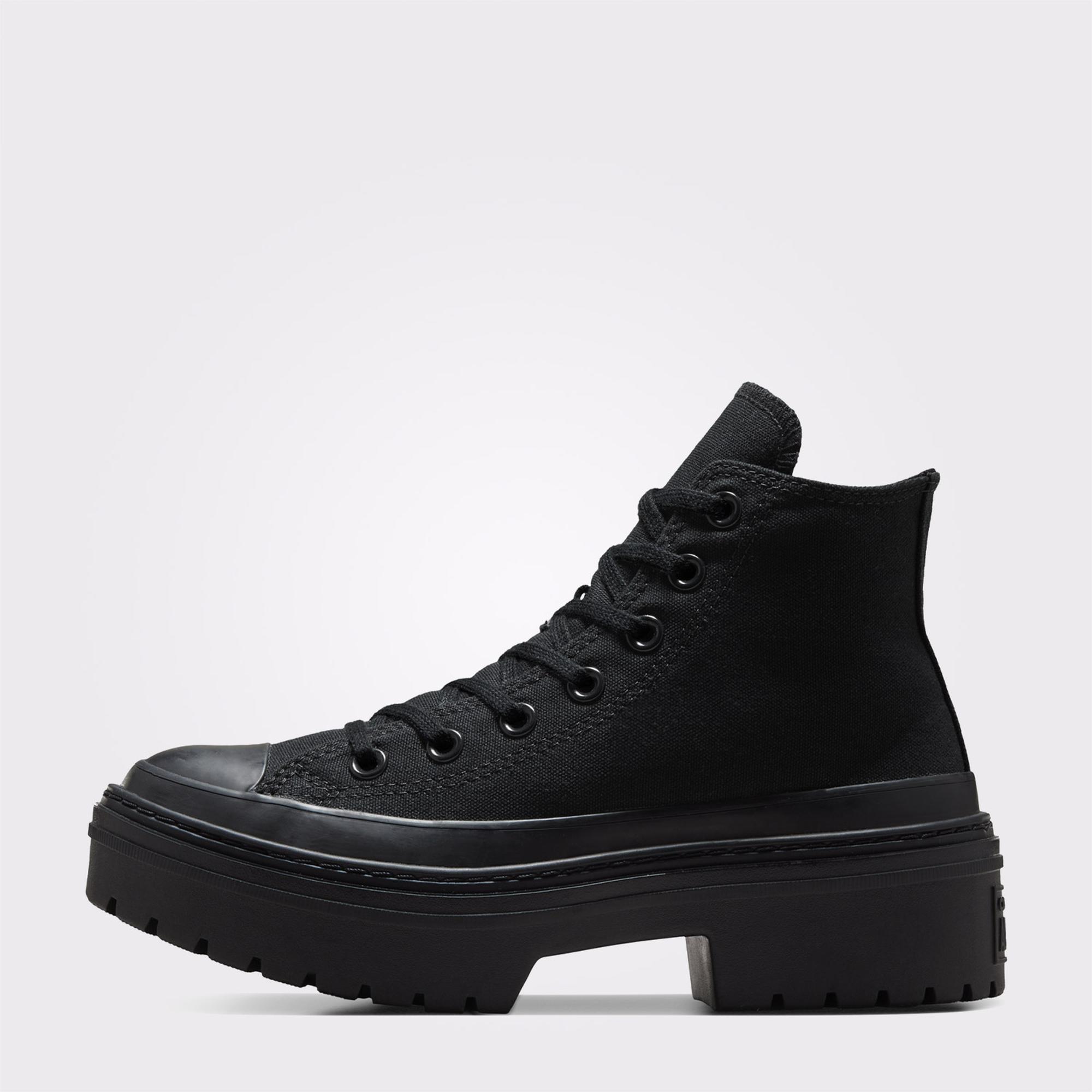 Converse Chuck Taylor All Star Lugged Heel Kadın Siyah Platform Sneaker