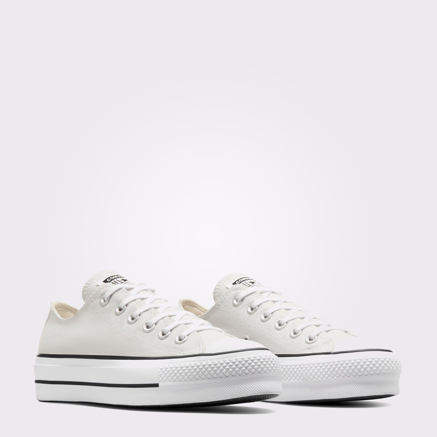 Converse Converse Gri Chuck Taylor All Star Lift Kadın Krem Platform Sneaker | FashFed Gri - 3. görsel