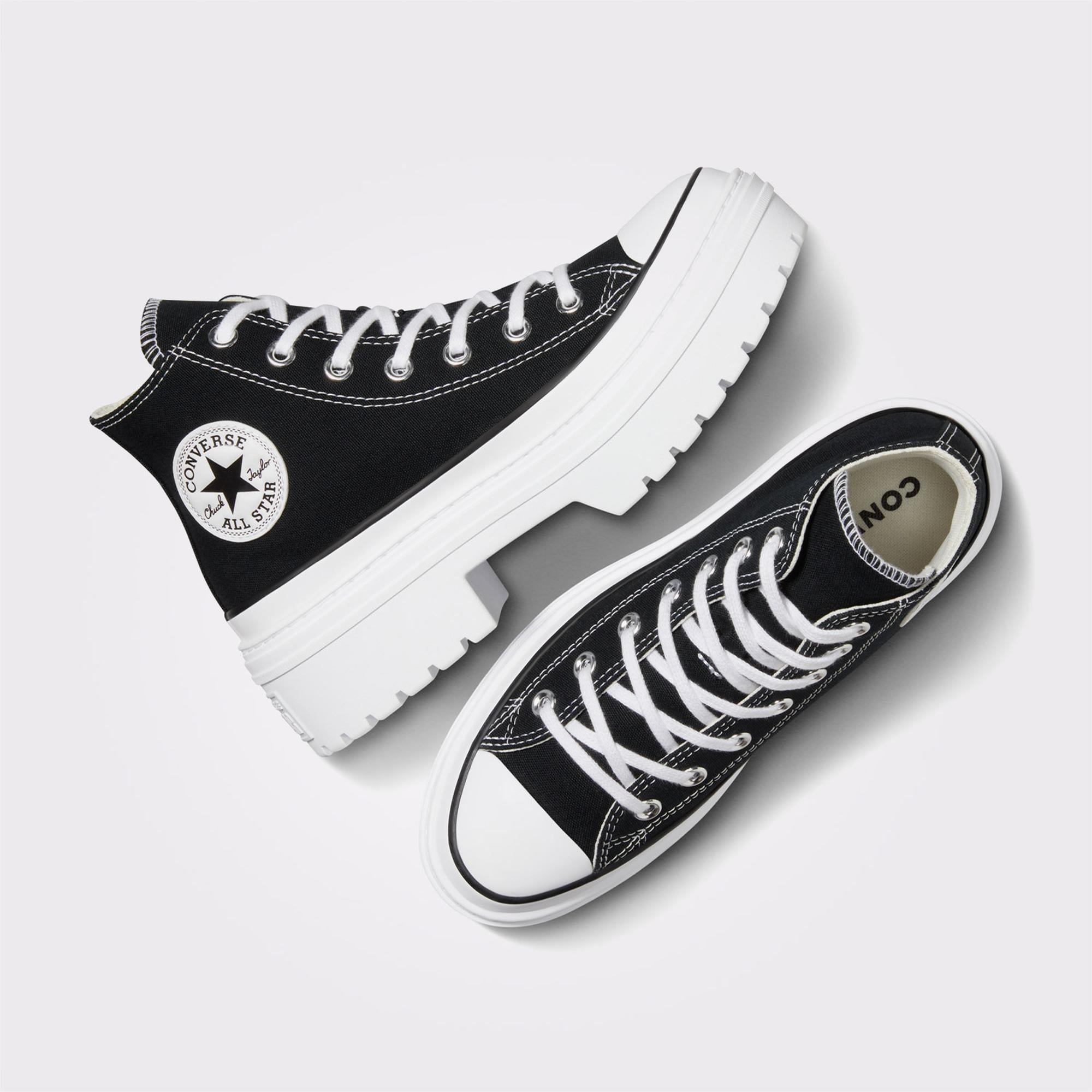 Converse Chuck Taylor All Star Lugged Heel Kadın Siyah Platform Sneaker