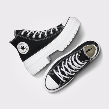  Converse Chuck Taylor All Star Lugged Heel Kadın Siyah Platform Sneaker