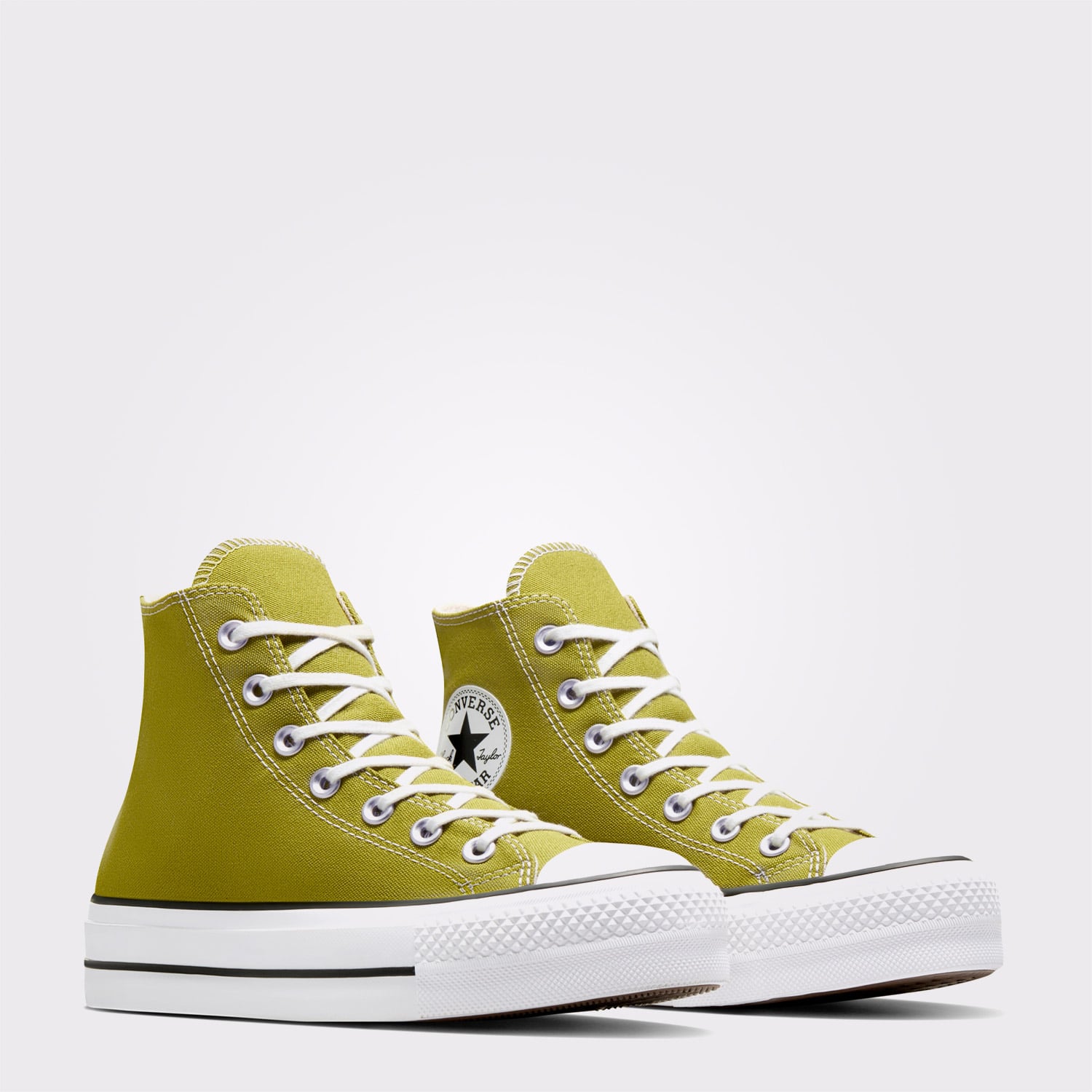 Converse Chuck Taylor All Star Lift Kadın Yeşil Platform Sneaker - Görsel 3