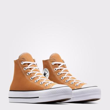  Converse Chuck Taylor All Star Lift Kadın Turuncu Platform Sneaker