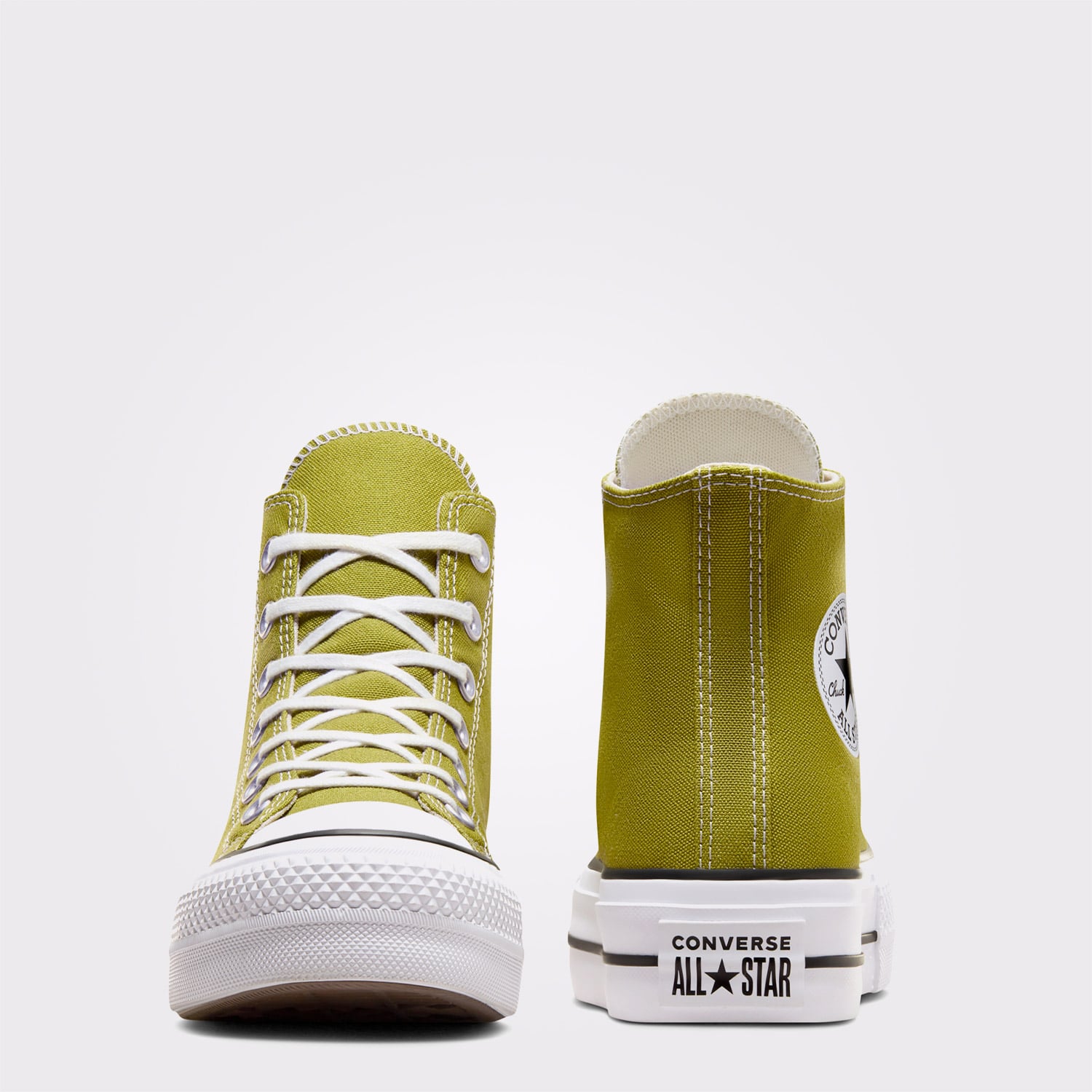 Converse Chuck Taylor All Star Lift Kadın Yeşil Platform Sneaker - Görsel 4