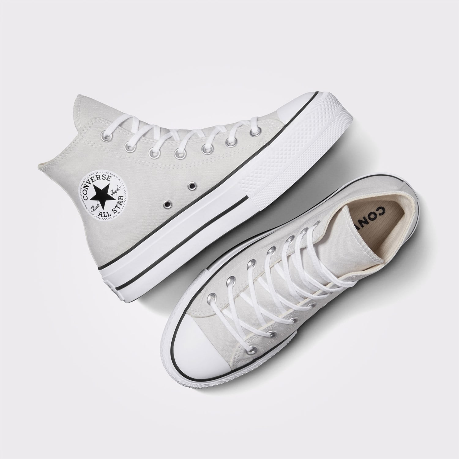 Converse Chuck Taylor All Star Lift Kadın Gri Platform Sneaker - Görsel 8