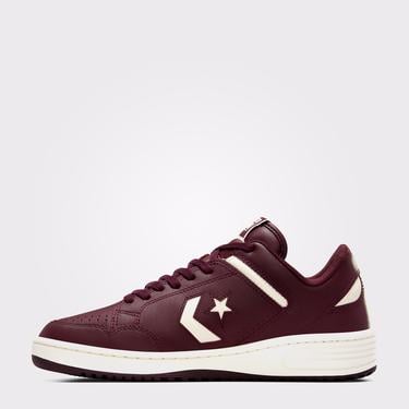  Converse Weapon Unisex Bordo Deri Sneaker