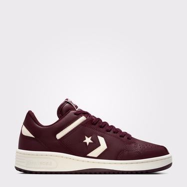  Converse Weapon Unisex Bordo Deri Sneaker