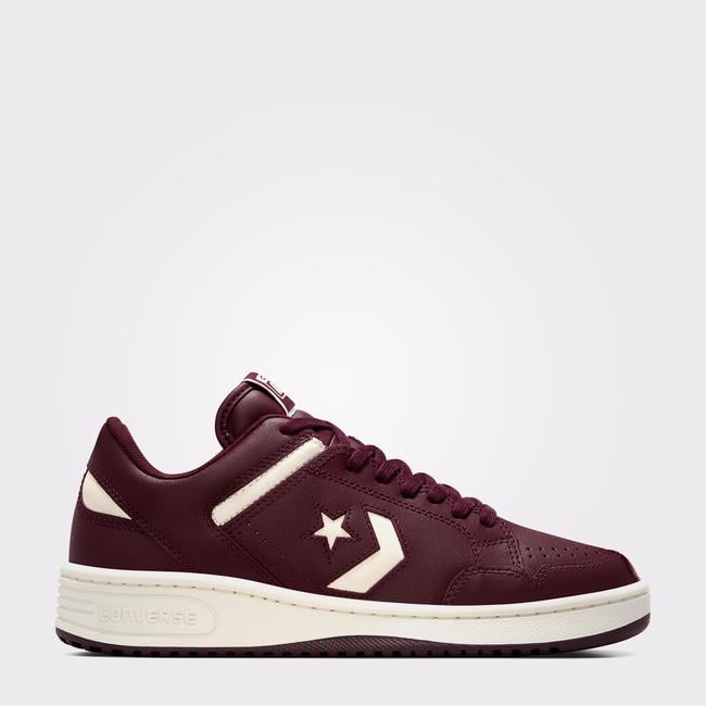  Converse Weapon Unisex Bordo Deri Sneaker