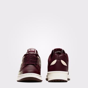  Converse Weapon Unisex Bordo Deri Sneaker