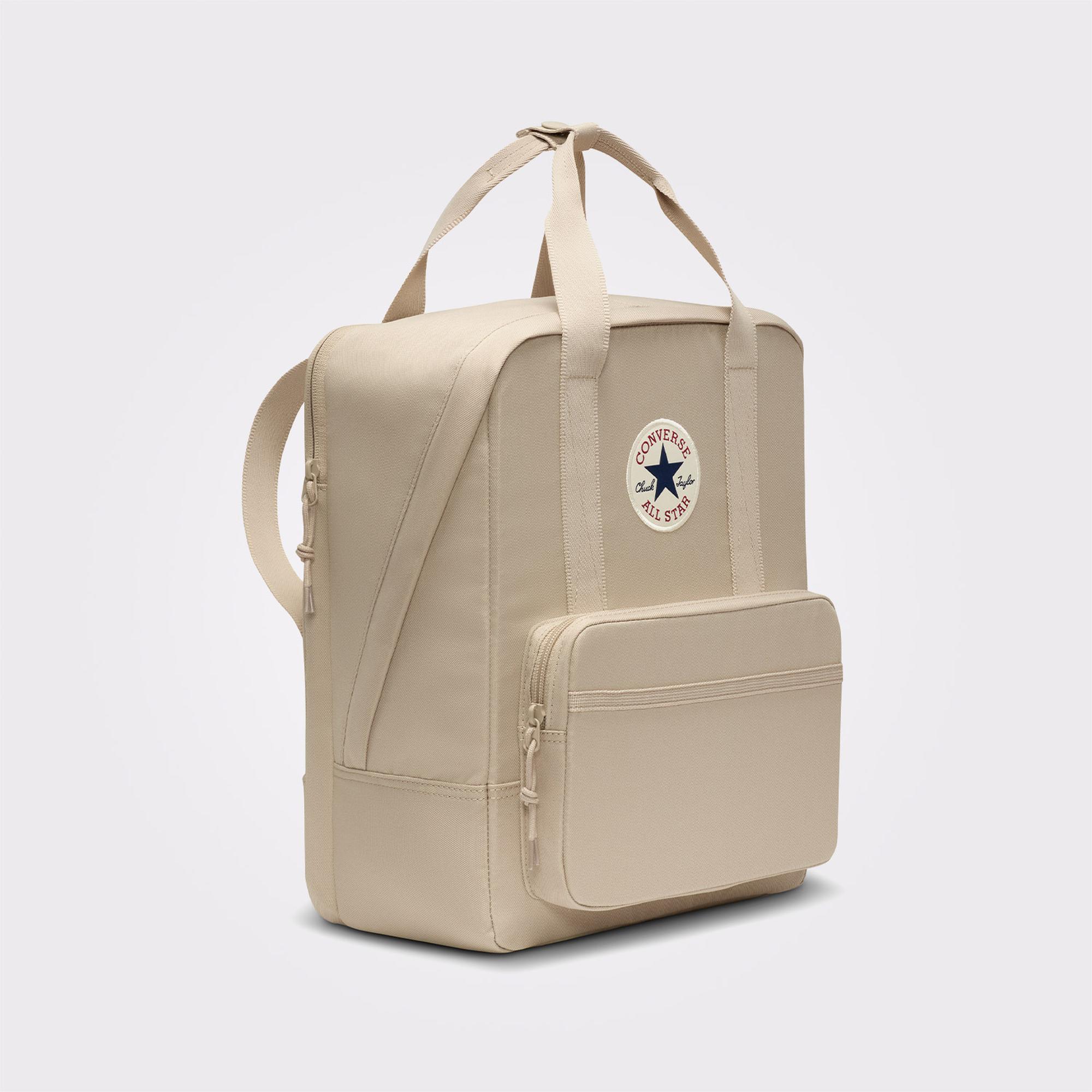 Converse Small Square Unisex Bej Sırt Çantası