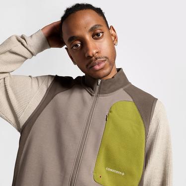  Converse Erkek Dik Yaka Kahverengi Yelek