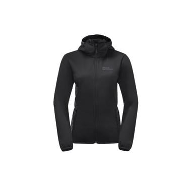  Jack Wolfskin Windhain Hoody Kadın Siyah Softshell