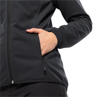  Jack Wolfskin Windhain Hoody Kadın Siyah Softshell