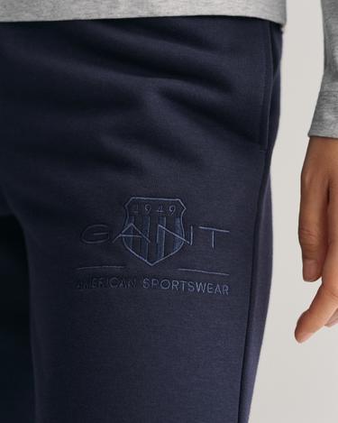  GANT Kadın Lacivert Regular Fit Logolu Eşofman Altı